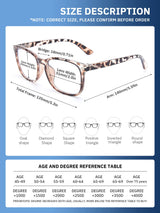 CCVOO Reading Glasses for Women/Men, Eyeglasses, Blue Light Readers for Women/Men, Computer Eye Glasses, Cheaters