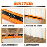 TOOLIFE Connectable Contour Gauge 10+10 Inch,Christmas Gifts for Stocking Stuffers Men Husband Dad, Shape Woodworking Tools for Flooring Tile Laying Carpet, Gifts for Him, Anniversary Birthday Ideas