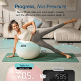 Etekcity Smart Rechargeable Scale for Body Weight, BMI, Fat, Muscle Mass, FSA HSA Eligible, Digital Bathroom Scale with 13 Metrics, Secret Mode, Bluetooth Connect to Free Apps, Cotton Candy Pink