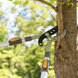 AIRAJ Telescoping Anvil Loppers, Heavy Duty Branch Cutter Tree Trimmer with SK5 Steel Spare Blade, 27-41''Adjustable Aluminum Handle, Labor-Saving Garden Tools for Cutting Thick Branches Up to 2 Inch