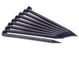 Landscape Edging Spikes, 30 Pcs 10 Inch Garden Spikes Anchoring Spikes for Paver Edging, Weed Barriers, Turf, Tent, Weed Barrier, Timber, Carpentry, Tent etc. (30, Black)