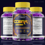 (5 Pack) CobraX Gummies, CobraX Gummies for Men, Cobra X Performance Support Ultra Pure Supplement Gomitas Advanced Formula Energy Review Stamina Performance (300 Gummies)