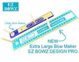 E-Z Bowz Design Pro Bow Maker - Easy Ribbon Bowmaker Gift Large Bow Maker - Perfect for Christmas Decor Wreaths and Hair Bows