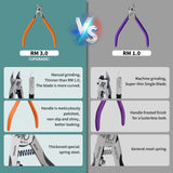 RUITOOL Model Nippers, Gundam Model Tools for Advancers to Repair and Fix Plastic Models, Ultra-thin Single Blade Gunpla Nipper, Non-slip Grip 4.7 Inch Sprue Cutter for Plastic Model Building