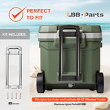 LBB-Parts Telescoping Handle Replacement for Igloo Ice Cube and Latitude 60 Qt Wheeled Cooler,Cooler 60 Qt Telescoping Handle Kit