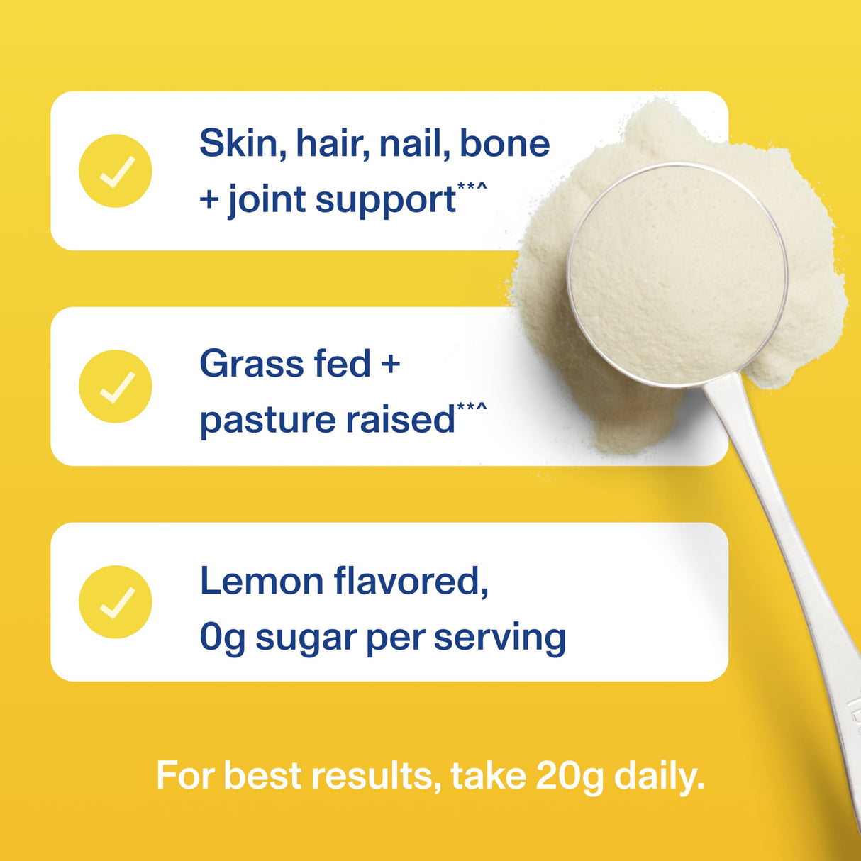 Vital Proteins Collagen Peptides Powder, Collagen Supplements, Hair & Skin Health, 14 Servings, Lemon