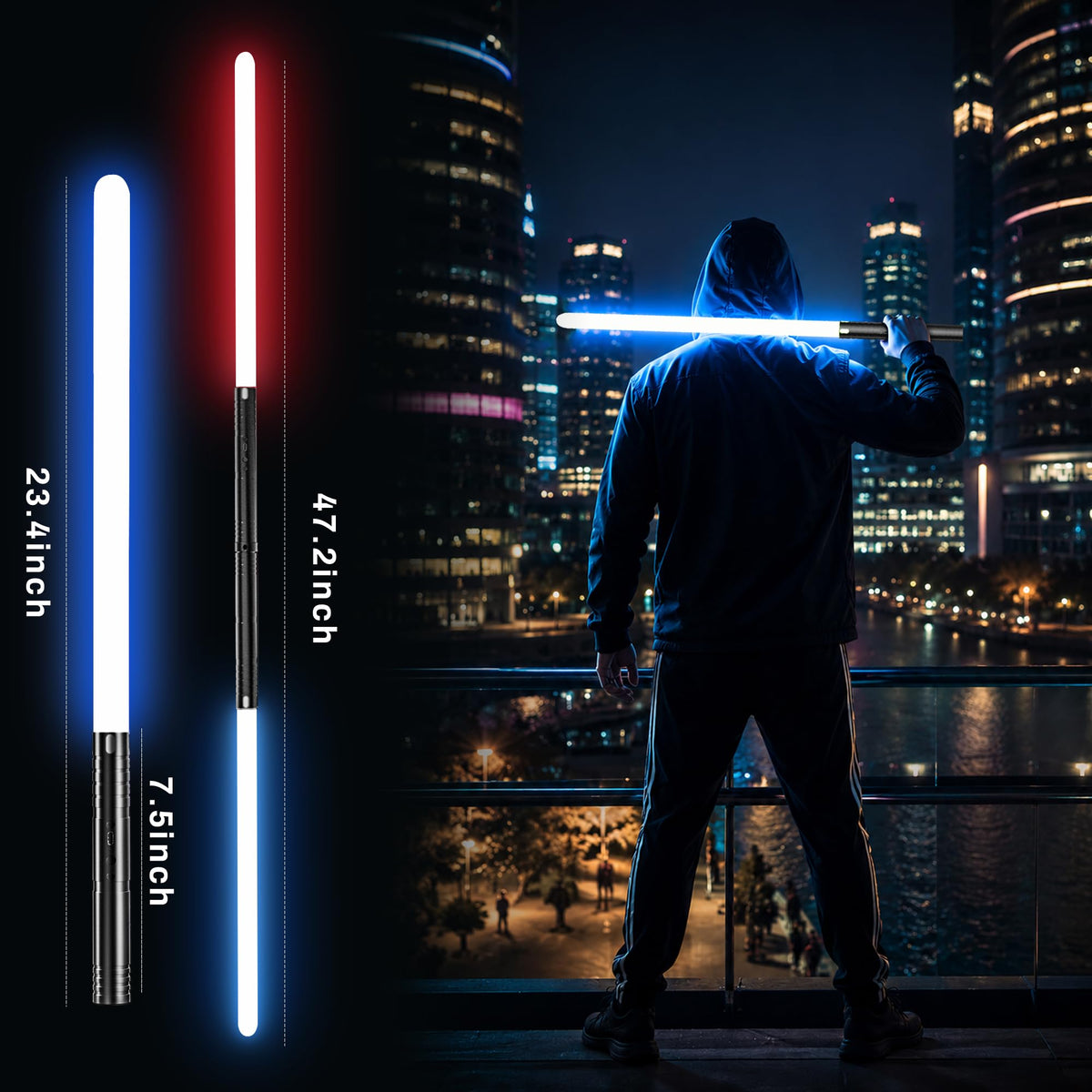 Lightasaber, Rechargeable Sword Toy for Kids, Halloween Xmas Gift, Cosplay
