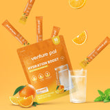 Venture Pal Sugar Free Electrolyte Powder Packets - Liquid Daily IV Drink Mix for Rapid Hydration & Party Recovery | 5 Vitamins & 7 Electrolytes| Keto Friendly | Non-GMO | Certified Vegan | 16 Sticks