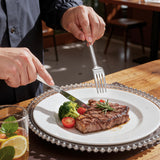 WDF 200 Pieces Silver Plastic Silverware Disposable - 50Guests Silverware Plastic Cutlery - Disposable Utensils Includes 100 Forks, 50 Spoons, 50 Knives Perfect for Christmas Wedding or Party