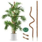 2 Pack Moss Pole 63 Inch Monstera Plant Sticks Support Tall Long Stakes