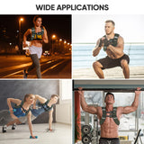 APEXUP Weighted Vest with 5lbs/10lbs/15lbs/20lbs/25lbs/30lbs Weights and Reflective Stripe, Weight Vest Men Women for Workout, Strength Training, Running (Green, 5lbs)