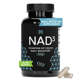 HPN NAD+ Booster – Nicotinamide Riboside Alternative (NAD3) for Men & Women | Anti Aging NRF2 Activator, 312 mg per Serving – Natural Energy Supplement for Longevity & Cellular Health, 30 Veggie Pills