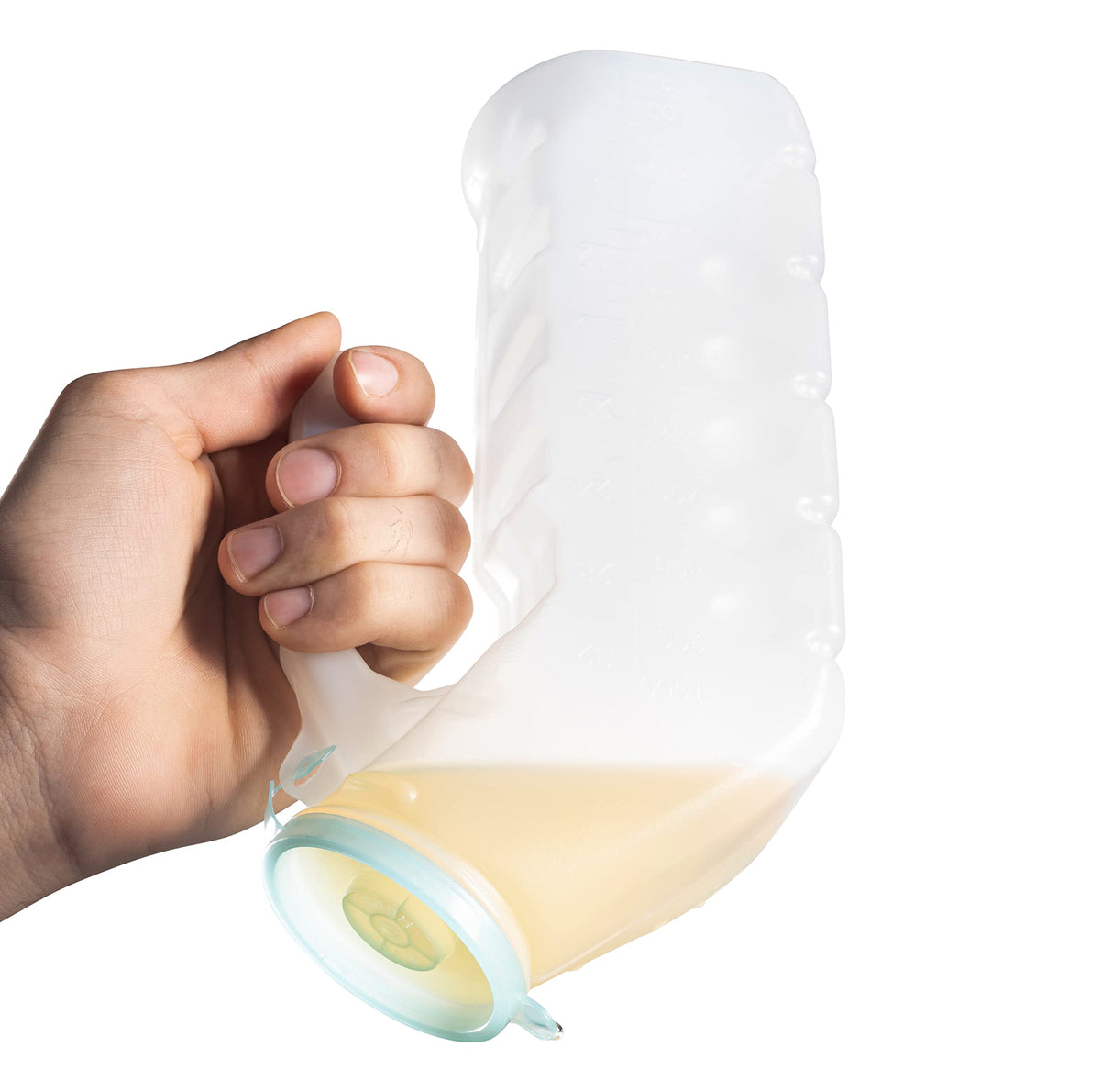 Urinals for Men with Translucent Lid – 32 Oz. Bottle – 6 Pack-Male Urinal Bottles with Glow in The Dark Lid– Durable and Reliable – Practical Design – for Camping, Travel People… (6 Pack, 32, Fl Oz)