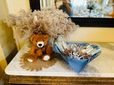 LELELONG 12 Pack Teddy Bears Bulk 13.5 inch Small Teddy Bear Stuffed Bears for Baby Shower Centerpiece Decorations for Christmas Valentine's Mother's Day for Kids or Adults (12 Light Brown)