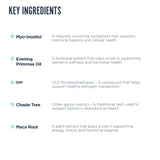 Revive MD Hormone Balance for Women - Hormone Support with Myo-Inositol, Chaste Berry, DIM, Vitamin C & E and Evening Primrose Oil - Women's Health Supplements for Hormonal Balancing - 180 Capsules