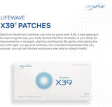 LIFEWAVE X39 Patches - Week Supply,  7 Patches - General Wellness, Phototherapy.