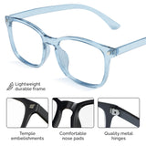 livho High Tech Blue Light Glasses - Advanced up to 99% Blue Light Blocking Computer Glasses - Anti Eyestrain & UV Glare Protection