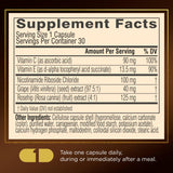 Swisse Plus NAD+ Beauty Restore | Clinically Tested Ingredients | NAD+ Supplement for Men & Women | Supports Collagen Formation, Skin Elasticity & Anti-Aging Supplement | 30 Capsules