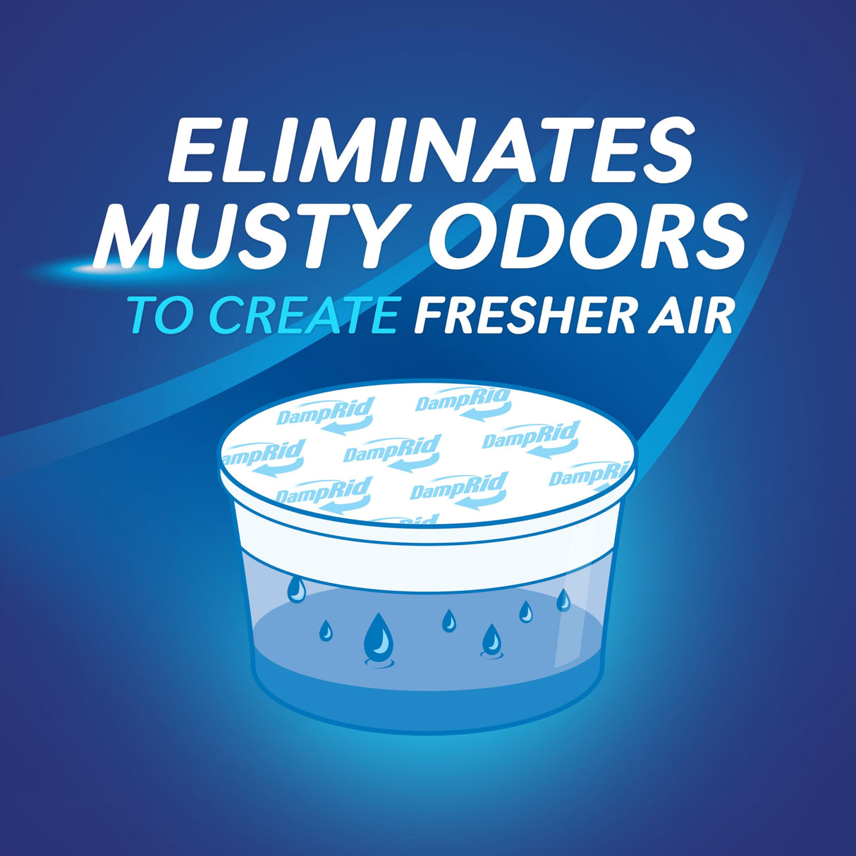 DampRid Hi-Capacity Moisture Absorber Bucket, Fresh Scent, 2 lb. 15.5 oz. & Moisture Detection Strip (2 Pack), Attracts & Traps Excess Moisture