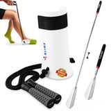 SOKELP-Sock Aid for Putting On Socks-Sock Aid-Ergonomic Handles-Sock Assistant Device No Bending-Hip Kit-Disability Aids for Elderly & Pregnant-Sock Helpers to Put On Your Socks for Seniors