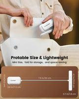 Glocusent 26 LED Book Light, 1200 mAh 90 Hrs Lasting Rechargeable Reading Light, 5 Amber Colors & Stepless Dimming Book Reading Light - Portable Clip on Light for Book Lovers Kids