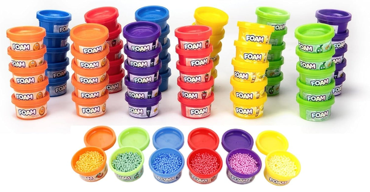 Crayola Silly Scents Foam Tubs - 60 x 1oz Play Foam for Kids, Fidget Toys & Christmas Gifts - Non-Toxic, Scented, & Colorful Kids Toys - Perfect for Arts & Crafts, Goody Bags, & Stocking Stuffers