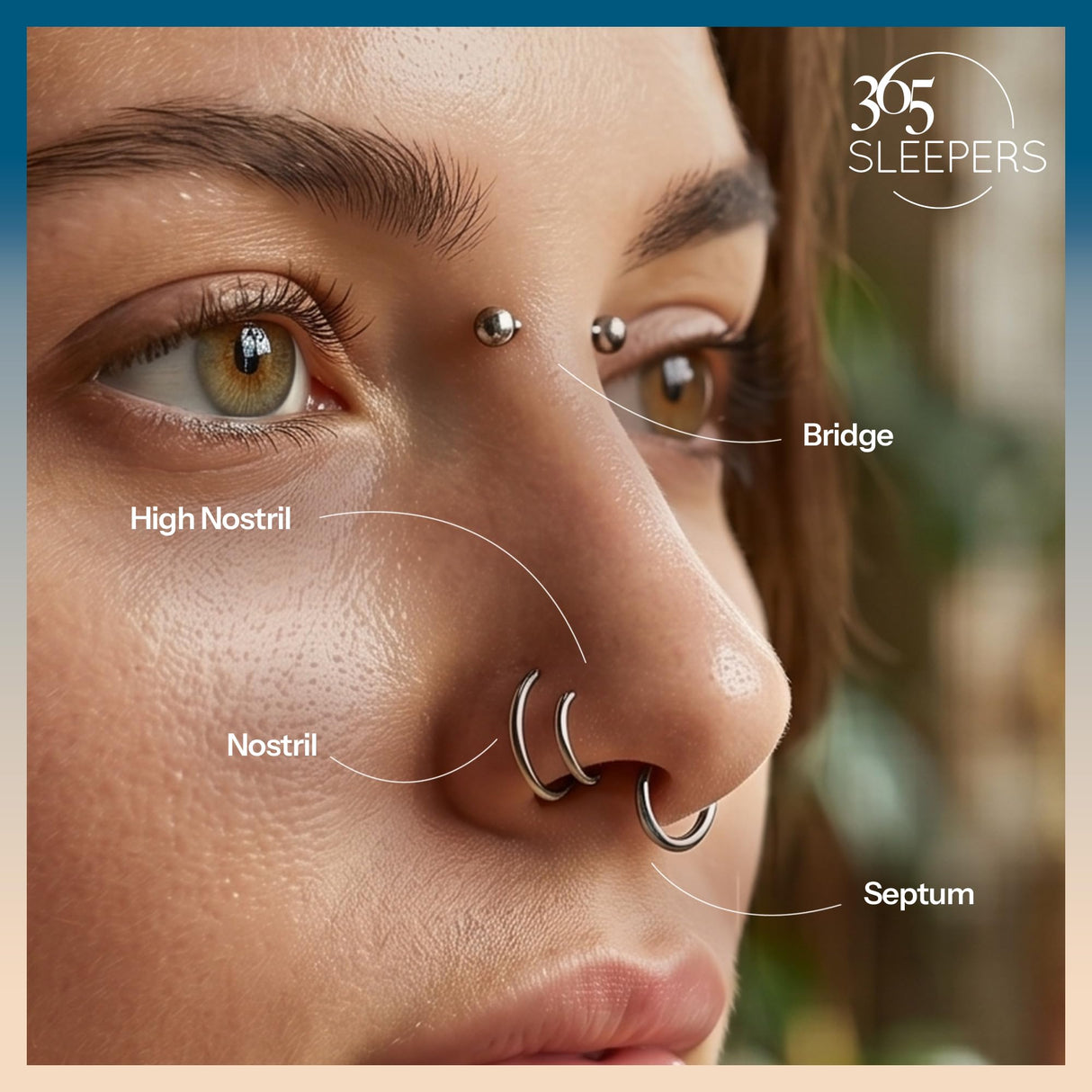 (8mm) 925 Solid Sterling Silver Australian Made Hinged Sleeper Earrings Nose Lip Septum Tragus Hoop Segment Ring Nickel Free Hypoallergenic