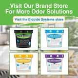 Biocide Systems Room Shocker Strong Odor Eliminator for Home & Office, Eco-Friendly Chlorine Dioxide Odor Bomb for House Interior Up to 400 Square Feet of Floor Space (4-Pack)