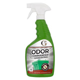 Garbage Commander Odor Commander, Odor Control Spray Bottle, 22 Ounce, Lemongrass Scent -Proudly Made in Canada