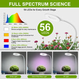 Clip On Full Spectrum LED Grow Light for Indoor Plants