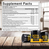 PrimeShred: Fat Burner for Men, Natural Appetite Suppressant, Thermogenic Workout Metabolism Booster & Energy Supplement, Weight Management w/Green Tea, Caffeine L-Carnitine, Vegan & Soy-Free, 90 Caps
