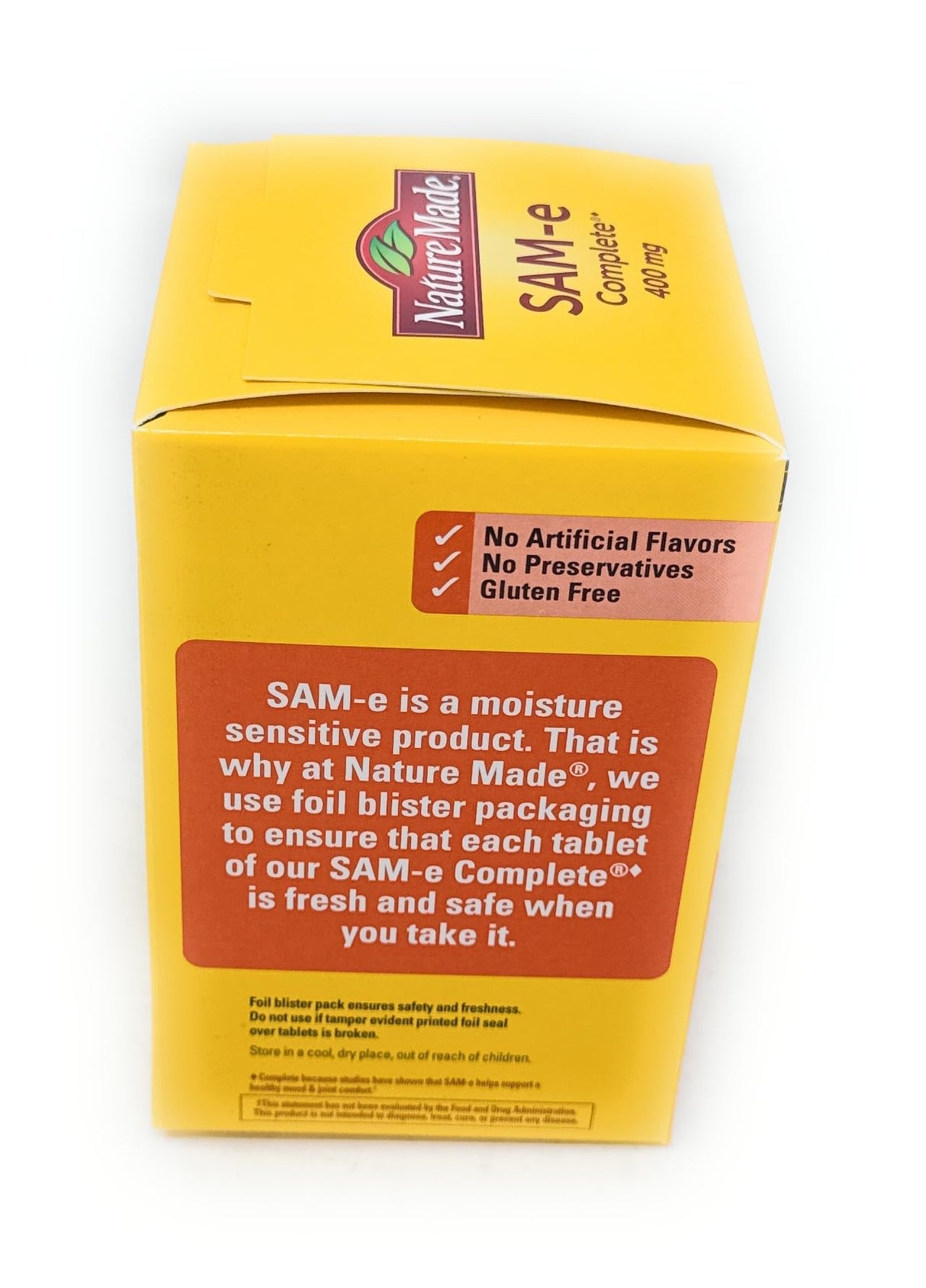 Nature Made SAM-e Complete 400 mg. Tablet (Helps Support Healthy Mood & Joint Comfort) 60 Count
