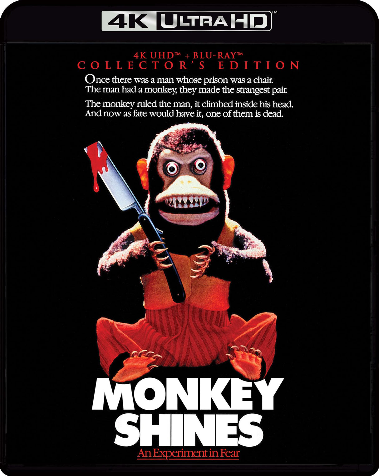 Monkey Shines - Collector's Edition 4K Ultra HD + Blu-ray [4K UHD]