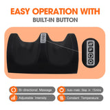 CCHYF Foot and Calf Massager Machine with Heat,Shiatsu Foot Massagers with Massage Roller,Deep Tissue Massager for Plantar Fasciitis,Circulation and Pain Relief,Best Gifts for Mom & Dad(Black)