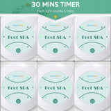 Veicomtech Ionic Foot Bath Detox Machine, Ion Cleanse for Home Use, Salon, Beauty SPA Club (2 Arrays, 100 Liners) Green