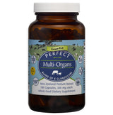 Perfect Supplements - Perfect Multi-Organs – 180 Capsules – A Blend of 6 Synergistic Glandulars – 100% Freeze Dried & Hormone Free – New Zealand Pasture Raised