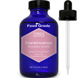 Frankincense Essential Oil, Food Grade, for Face – 100% Pure, Frankincense, Resin, Oil, Boswellia Serrata, Edible, by Zongle Therapeutics, 4 OZ