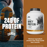 Levels Grass Fed Whey Protein Powder, No Artificials, 24G of Protein, Vanilla Cinnamon, 5LB