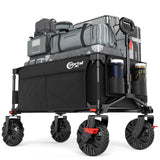 Portal Folding Wagon Brakes, All-Terrain Heavy Duty, Camping Garden Cart