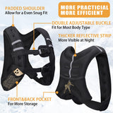 BITLIFUN Weighted Vest for Men Workout，Strength Training Weight Vest for Men and Women, Workout Equipment for Training,Running,Jogging,etc - 8lbs,12lbs,16lbs,20lbs,25lbs (25LBS (11.3KG), Black)