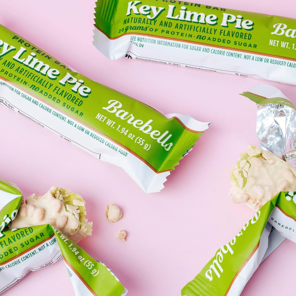 Barebells Protein Bars - Protein Snacks with High Protein (12 Count (Pack of 1), Key Lime)