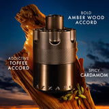 Azzaro The Most Wanted Eau de Parfum Intense - Woody & Seductive Mens Cologne - Fougère, Ambery & Spicy Fragrance for Date Night - Lasting Wear - Luxury Perfumes for Men - Travel Size, 1.6 Fl. Oz