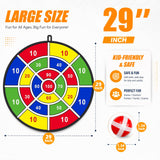29" Large Dart Board for Kids, BooTaa Kids Dart Board with 12 Sticky Balls, Boys Toys, Indoor/Sport Outdoor Fun Party Play Game Toys, Birthday Gifts for 3 4 5 6 7 8 9 10 11 12 Year Old Boys Girls