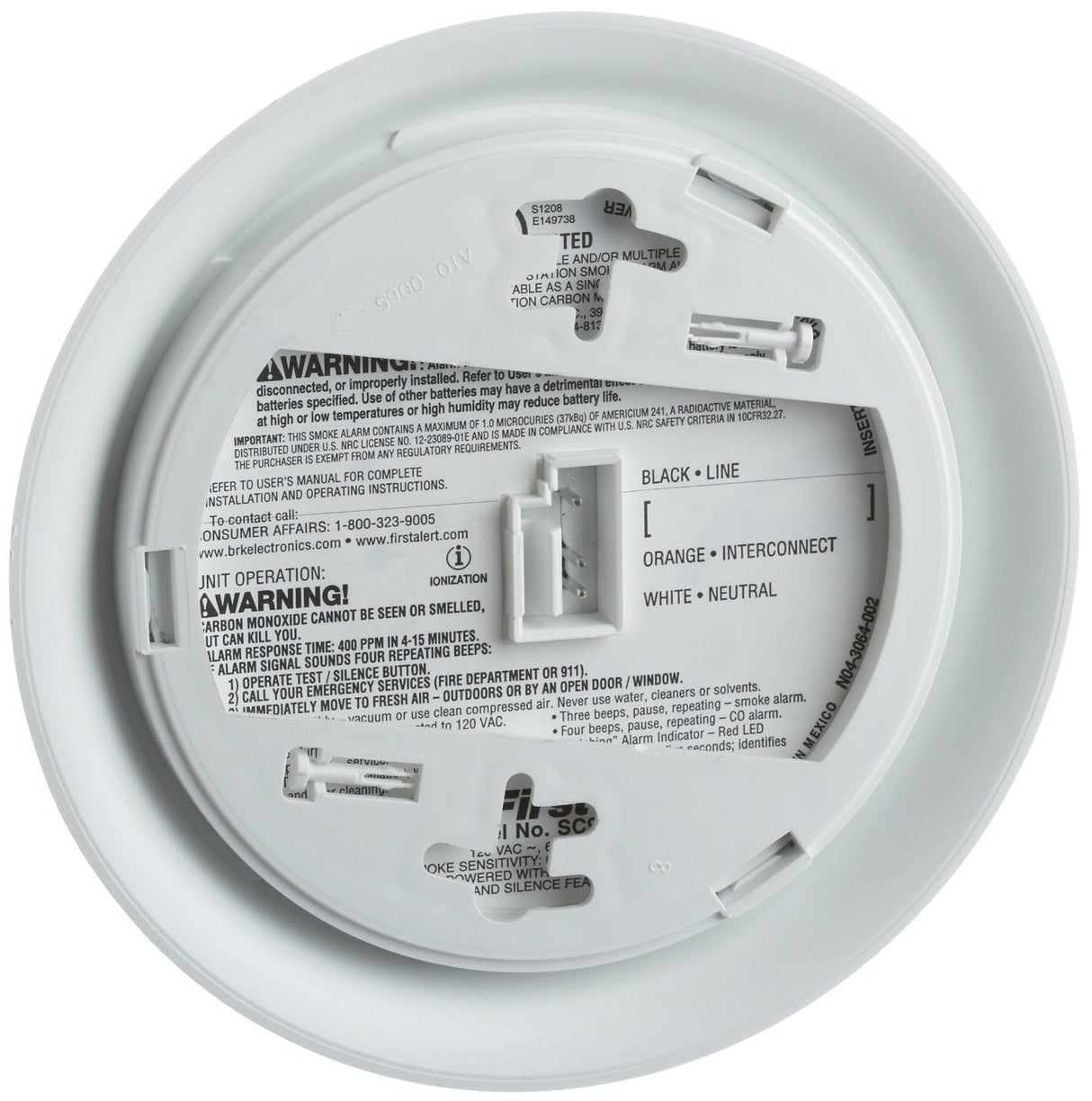 BRK SC9120B Smoke and Carbon Monoxide Alarm