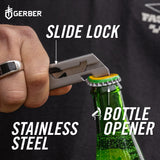Gerber Gear EAB Utility Knife, Clips to Pocket or Keychain with Replaceable Razor Blade for Everyday Carry, EDC Gear with Box Cutter Retractable, Slim Black