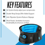 Össur Formfit Back Support Air - Advanced Lumbar Brace for Pain Relief, Posture Correction, and Spinal Health with Air Cushion Comfort (Small)