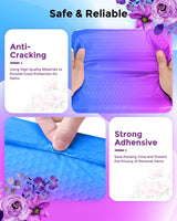 Metronic Bubble Mailers 6x10 Inch 100 Pack BluePurple Usable Size 6x9" Pretty Bubble Mailer Waterproof Padded Envelopes for Christmas Gift Packaging, Mailing, Shipping, Small Items Bulk