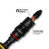 Klein Tools 32517HD KNECT 17-in-1 Impact-Rated Hybrid Screwdriver/Nut Driver, Magnetic, Flip Socket, 11 Bits, 3 Nut Drivers, Bit Holder, Square Adapter