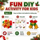 Celltestria Advent Calendar 2026 Christmas Building Ornament Toys for Kids