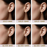 Limerencia G23 Pure Hypoallergenic Titanium Huggie Hoop Earrings